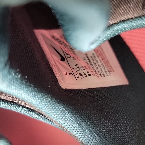 Nike Air Max Black Rainbow Sunset Running Workout Active Women Sneakers Size 9 - Picture 7 of 8